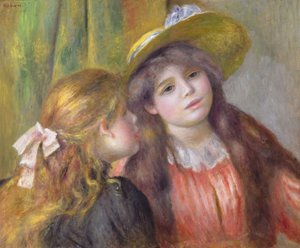二人の少女の肖像、c.1890-92